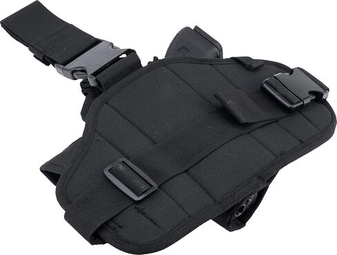 Evike Airsoft - Matrix Drop Leg MOLLE Platform w/Holster and Pouch Set (Color: Black) in Kuwait