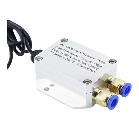 Air Differential Pressure Transmitter Outpu Differential Pressure Negative Pressure Sensor(LCD 0-5V 24VDC,0-300pa) in Kuwait