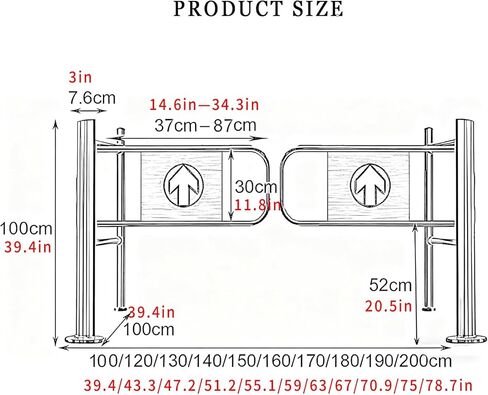 بوابة تأرجح تلقائية للارتداد، باب يدوي واسع من الفولاذ المقاوم للصدأ، بوابة تأرجح يدوية 90 درجة مع آلية الإغلاق الذاتي، بوابة أمان مثبتة بعد السوبر ماركت والمستودعات والصناعة in Kuwait