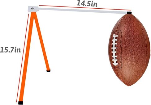 Kapler Football Kicking Cage Net - 81" x 41" Football Field Goal with Heavy Duty Steel Extra Deep Pocket and Holder Tee for Youth Punting & Place Kicks Backyard Indoor Outdoor Use in Kuwait