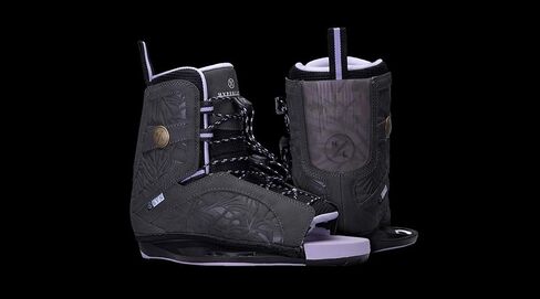 Hyperlite Syn OT Womens Wakeboard Bindings Black/Purple (8-11) in Saudi Arabia