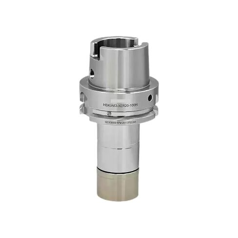 مقبض سلسلة HSK من الفولاذ المقاوم للصدأ 32/40/50E/63A/CNC ER مقبض حفر قوي (HSK50E-ER25-80) in Kuwait