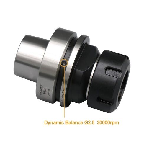 HSK63F أداة حامل عالية الدقة G2.5 30000 دورة في الدقيقة HSK63F-ER32-70L ER32UM كوليت تشاك لأداة النجارة باستخدام الحاسب الآلي in Kuwait
