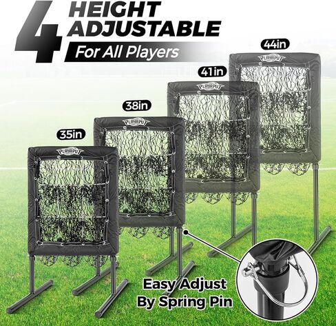 شبكة رمي، شبكة رمي بيسبول ذات 9 فتحات مع منطقة ضرب، شبكة كرة لينة قابلة للتعديل للارتفاع، الرمي، دقة الضرب، هدف رمي البيسبول مع أكياس الرمل، أوتاد أرضية in Kuwait