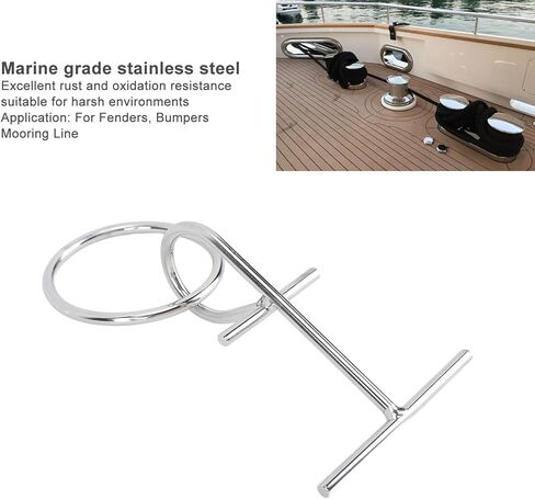 Portable Dock Ring Cleat, Portable Dock Cleat with O Ring Marine Grade Stainless Steel 304 for Fenders Bumpers Mooring Line Portable Dock Cleat in Kuwait
