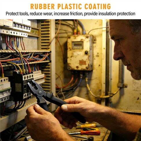 Tool dip Coating with Rubber, Liquid Rubber dip Coating, Protective Coating Rubber Sealant, Slip-Resistant, Waterproof, Flexible, Ideal for DIY Tool Making (Black) in Kuwait