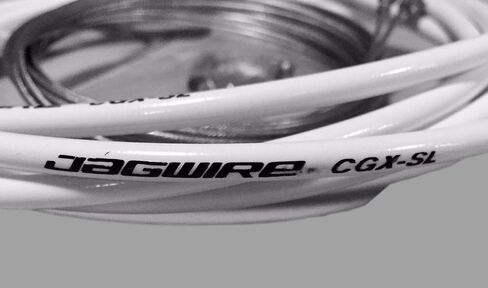 مجموعة Jagwire Road Shop - مجموعة كاملة من كابلات الفرامل والدراجة - أبيض - Campagnolo in Kuwait