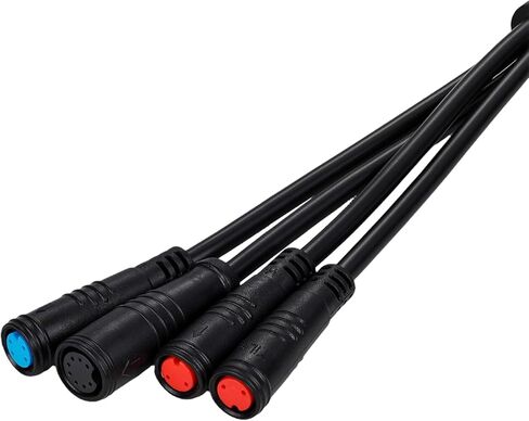 EBike 1T4 Connector Extend Cable, Universal Electric Bike Wiring Harness Throttle Brake Controller Display Connect Cable in Saudi Arabia