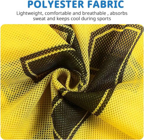 48Pcs Team Sports Pinnies Youth Scrimmage Vest Soccer Training Vest Mesh Numbered Football Jersey for Kids Youth (4 Colors) in Kuwait