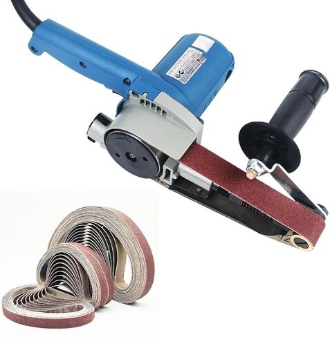 20PCS 1-1/2 x 30 Sanding Belt Set Tube Polisher Belt Grinder 36-600 Grit in Kuwait