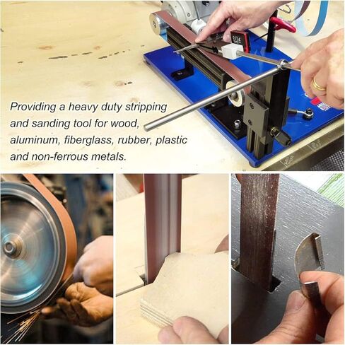 20PCS 1-1/2 x 30 Sanding Belt Set Tube Polisher Belt Grinder 36-600 Grit in Kuwait