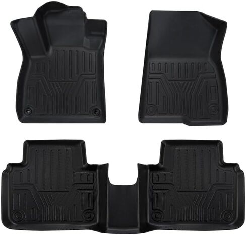 Floor Mats for Toyota Tacoma 2024 2025 Double Cab (Not fit Hybrid) All Weather Tacoma TRD/SR/SR5/limited Floor Liners Waterproof Rubber Car Mats (Not for Manual and Hybrid), Odorless Anti-Slip in Kuwait