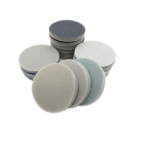 24 قطعة 2 بوصة 50 مم إسفنجة صنفرة دائرية متدفقة قرص صنفرة كاشطة خطاف وحلقة لتلميع هاتف السيارة (1200-1500) in Kuwait