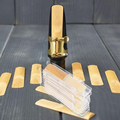 30pcs B-flat Soprano Saxophone Reeds Strength 2.5 Traditional Hard Soprano Sax Reeds for Beginner and Professional Players Musical Instrument Accessories in Saudi Arabia