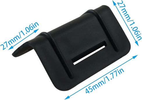 XGNG 50PCS Flat Corner Protector Black Plastic L Shaped Packing Clip Box Corner Protection Pad for Packaging Transportation Handling in Saudi Arabia