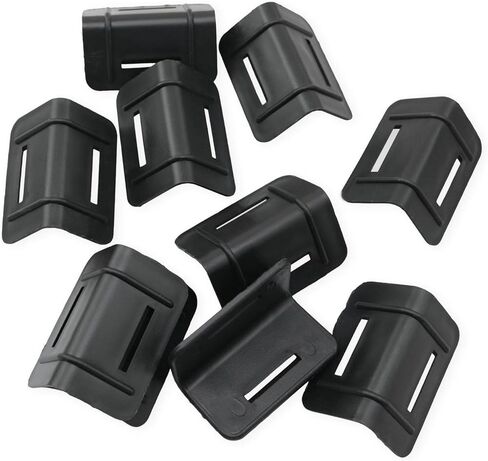 XGNG 50PCS Flat Corner Protector Black Plastic L Shaped Packing Clip Box Corner Protection Pad for Packaging Transportation Handling in Saudi Arabia