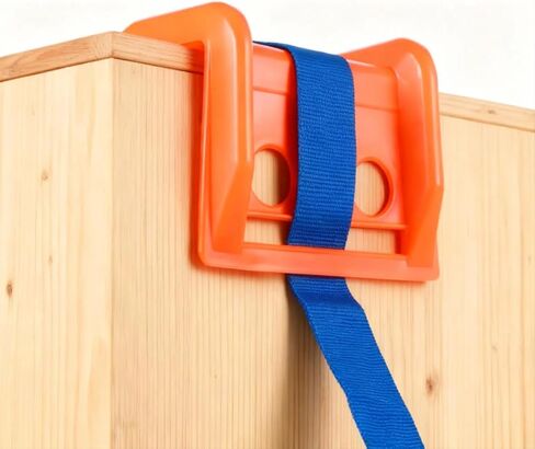 12 حزمة من حامل حامي الزاوية المسطحة وحزام السقاطة وواقي البضائع الثقيلة معدات مسطحة للشحن وحماية البضائع برتقالي in Kuwait