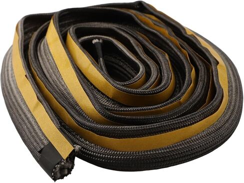 Wood Stove Gasket, Stove Rope Door Seal Log Woodburner Stove Oven Fire Glue Black(2 meters) in Saudi Arabia