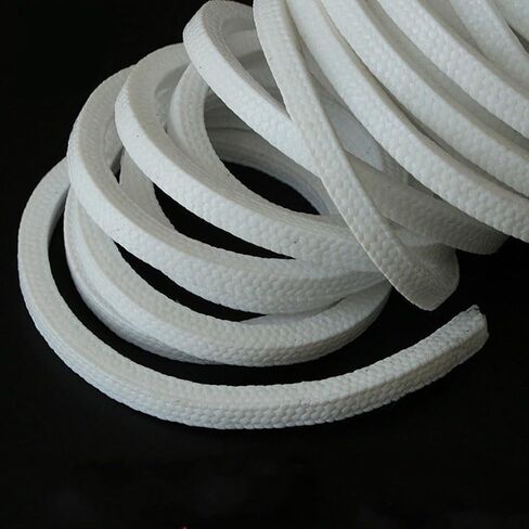 التعبئة حبل الختم PTFE، شريط ختم المضخة المقاوم للحرارة العالية الضغط، سلك جرافيت مقاوم للحمض والتآكل للصمامات وصندوق الحشو (طول 2 متر، 18 × 18 مم) in Kuwait
