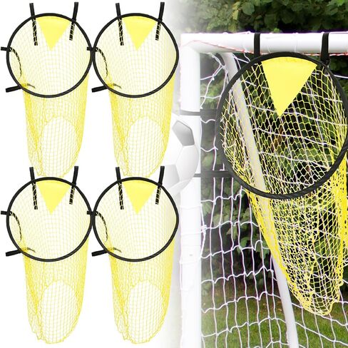 شبكة أهداف كرة القدم، شبكة أهداف كرة القدم سهلة التركيب مقاس 40.64 سم، هدف كرة القدم للتدريب على الرماية، تحسن الدقة، للتدريب على دقة الرماية، تناسب معظم الأهداف القياسية in Kuwait