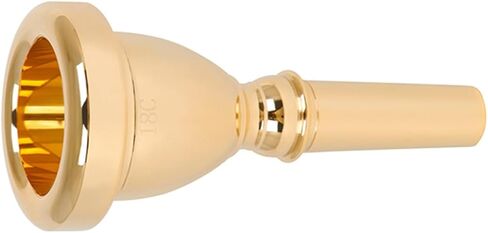 Mobestech 14mm Brass Tuba Mouthpiece Replacement Gold Color Tuba Accessory for Musical Instrument Suitable and Instrument Repairs in Saudi Arabia