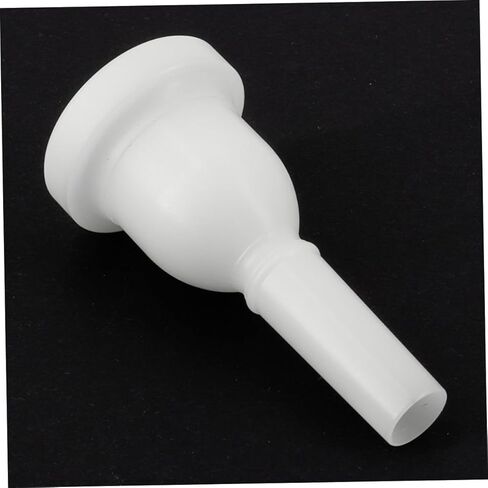 ERINGOGO Tuba Mouthpiece Plastic Replacement Accessory with 39mm Outer Diameter and 13mm Inner Diameter, White Upright Key Design for Beginner Practice and Performance in Saudi Arabia