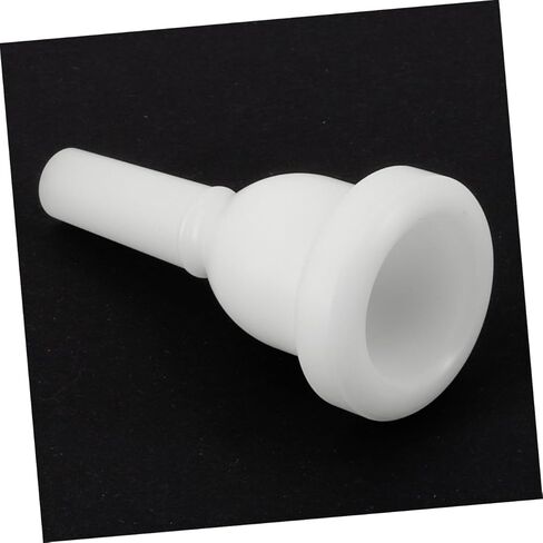 ERINGOGO Tuba Mouthpiece Plastic Replacement Accessory with 39mm Outer Diameter and 13mm Inner Diameter, White Upright Key Design for Beginner Practice and Performance in Saudi Arabia