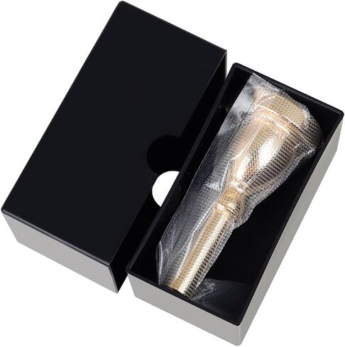 TIDTALEO Silver Plated 14mm Cnc Tuba Mouthpiece Replacement Instrument Accessory Gold Finish Compatible with 18c Tuba for Professional Brass Players in Saudi Arabia