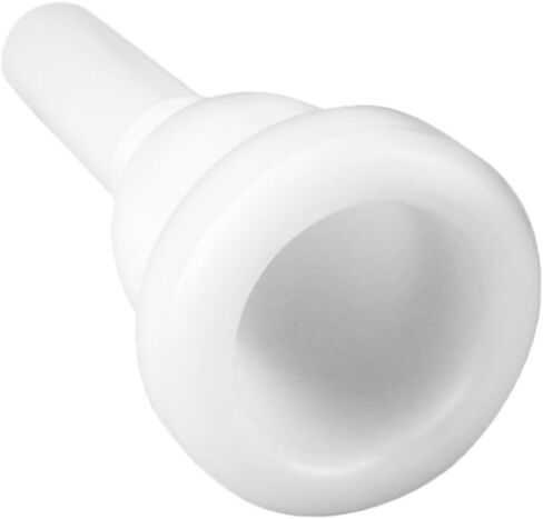 Tuba Mouthpiece Plastic Replacement 39mm Large Diameter 13mm Small Diameter White Musical Mouthpiece for Tuba Performance Accessory in Saudi Arabia