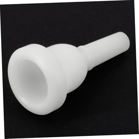 Tuba Mouthpiece Plastic Replacement 39mm Large Diameter 13mm Small Diameter White Musical Mouthpiece for Tuba Performance Accessory in Saudi Arabia