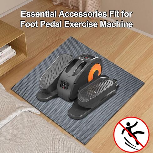 حصيرة مضادة للانزلاق، يمكن وضعها على بائع متجول بيضاوي الشكل تحت المكتب أثناء الجلوس، مثالية لتمرين دواسة القدم الكهربائية أثناء الجلوس، وتعزيز الثبات وحماية الأرضية in Kuwait