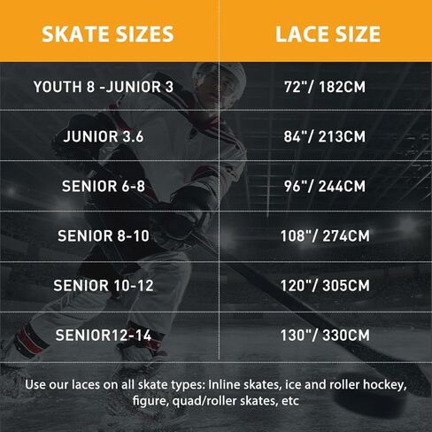 UICE Hockey Skate Laces,Blue Red Flag Color for Senior Junior Youth Waxed Ice Skate Laces Durable Hockey Lace with Stay in Kuwait