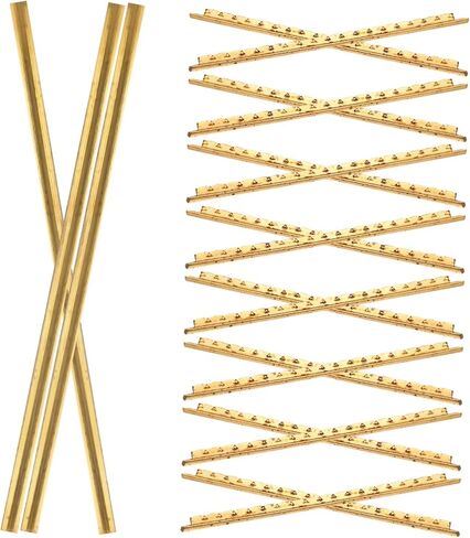 Milisten 19Pcs Guitar Fret Wires for Acoustic Electric Guitars Easy Replacement for Sound Smooth Surface Durable and Convenient Fret Wire for Guitarists in Saudi Arabia
