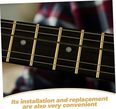 Milisten 19Pcs Guitar Fret Wires for Acoustic Electric Guitars Easy Replacement for Sound Smooth Surface Durable and Convenient Fret Wire for Guitarists in Saudi Arabia