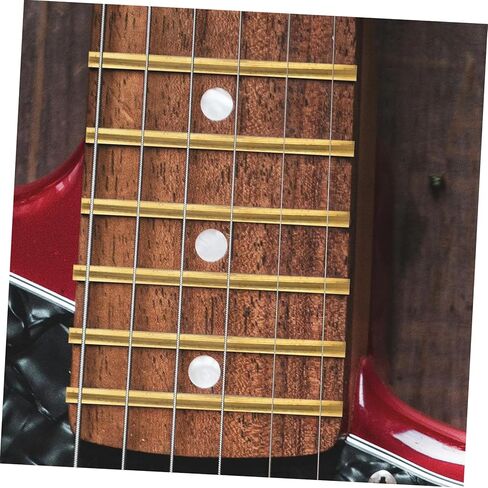 GALPADA 19Pcs Guitar Fret Wire Replacement Frets for Classical and Electric Guitars Durable Smooth Surface Easy Installation Suitable for Luthier Tools and Guitar Repairs in Saudi Arabia
