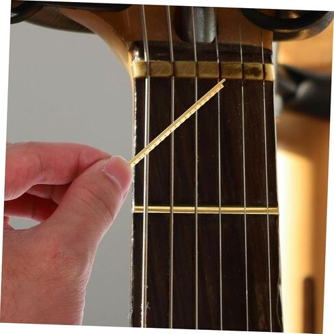 GALPADA 19Pcs Guitar Fret Wire Replacement Frets for Classical and Electric Guitars Durable Smooth Surface Easy Installation Suitable for Luthier Tools and Guitar Repairs in Saudi Arabia