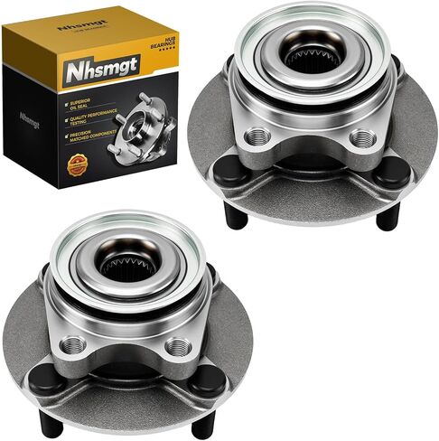 513308 Front Wheel Bearing Hub Assembly Compatible with Versa 2007 2008 2009 2010 Without ABS 4-Lug 2pcs in Kuwait