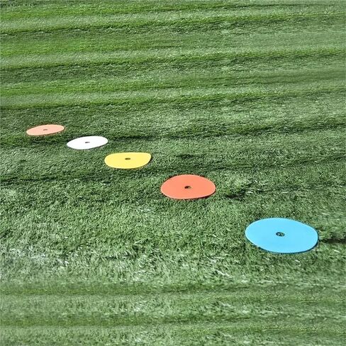 10pcs Soccer Flat Cones Marker Disc Basketball Sports Speed Agility Training Markers Portable Training Equipment in Kuwait