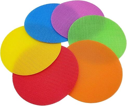 60Pcs 4'' Carpet Spots Sit Markers, Flexible Floor Classroom Seating Rug Mats in Kuwait