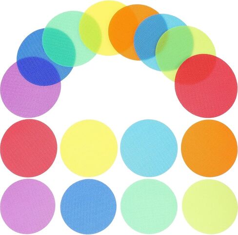144pcs Carpet Stickers 4 Inch Dots Classroom Floor Markers Circle Sit Activities Carpet Marking Educational in Kuwait