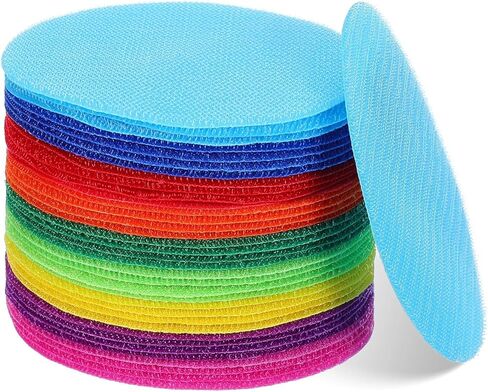 72pcs Carpet Positioning Stickers Round Markers for Kids Seating Spots Indoor Outdoor Classroom Activities Yoga Games in Kuwait