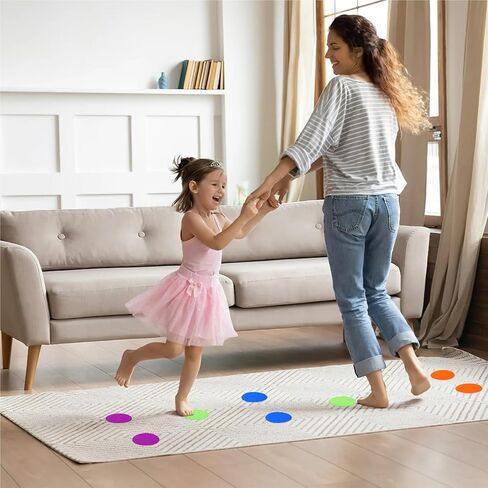72pcs Carpet Positioning Stickers Round Markers for Kids Seating Spots Indoor Outdoor Classroom Activities Yoga Games in Kuwait