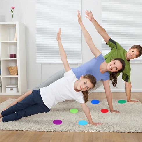 72pcs Carpet Positioning Stickers Round Markers for Kids Seating Spots Indoor Outdoor Classroom Activities Yoga Games in Kuwait