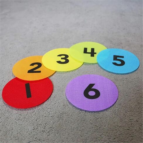 36pcs Markers with Numbers 1-36, Classroom Floor Circles Dots Rug Mats Organization Sticker 4 Inch in Kuwait