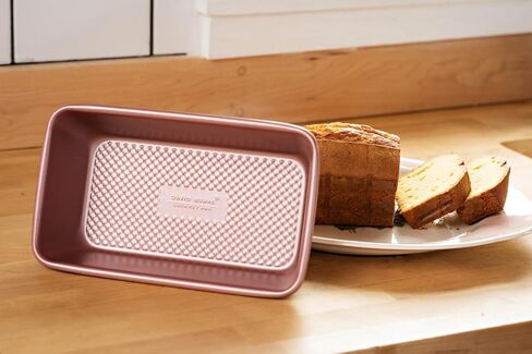 David Burke 14" Pizza Pan – Made from Carbon Steel with AirFlow Baking Technology, Oven Safe, PFTE & PFOA Free, Durable & Easy to Clean – Rose Gold in Saudi Arabia