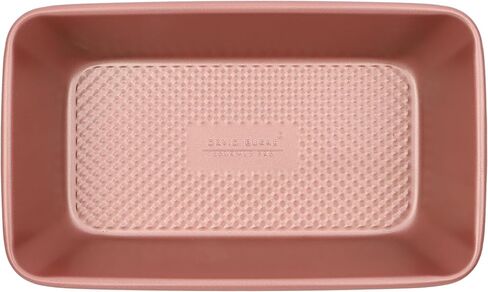 David Burke 14" Pizza Pan – Made from Carbon Steel with AirFlow Baking Technology, Oven Safe, PFTE & PFOA Free, Durable & Easy to Clean – Rose Gold in Saudi Arabia
