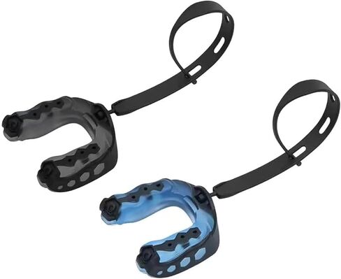 2 Pack Mouth Guard, Sports Mouth Guard Football Kid Football Mouthguard with Strap and Box Basketball, Sport Mouthguard for Lacrosse, Hockey, MMA(Below Age 7) in Saudi Arabia