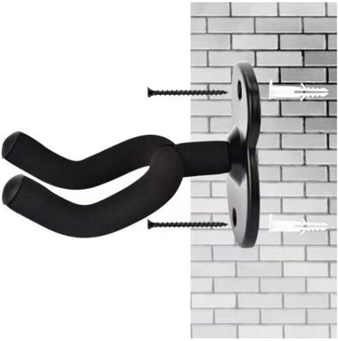 Guitar Wall Mount 2 Pack Guitar Hangers Guitar Holder Hook Stand Wall Fits All Size Guitars in Saudi Arabia