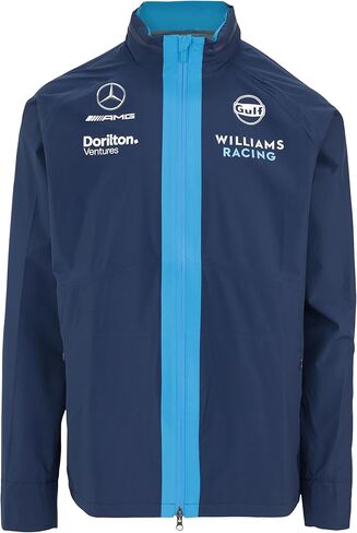 Umbro x Williams Racing Team Full Zip Men's Performance Outdoor Hooded Jacket, Peacoat/Diva Blue in Kuwait