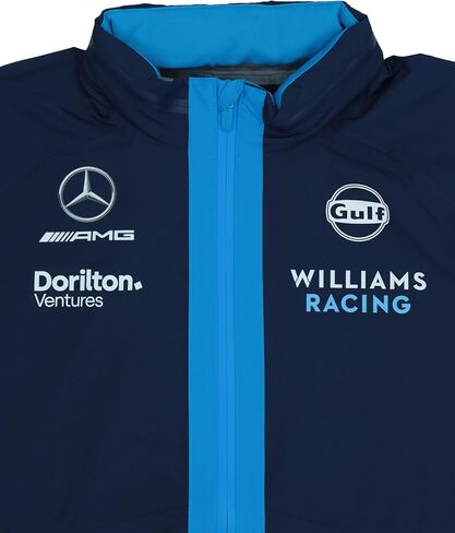 Umbro x Williams Racing Team Full Zip Men's Performance Outdoor Hooded Jacket, Peacoat/Diva Blue in Kuwait